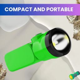 USB Rechargeable LED Torch Light with COBB Light With 1200mAh Battery LifeT317 Torch-image-80