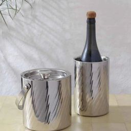 Marlaise 650ml Brown Stainless Steel Wine Cooler by Home4U-image-1