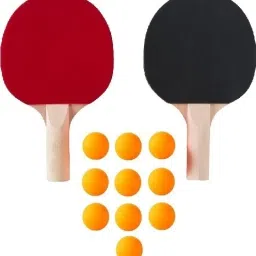Good Quality Black/Red Table Tennis Racket with 10 Pcs Red, Black Table Tennis Racquet-picture-13