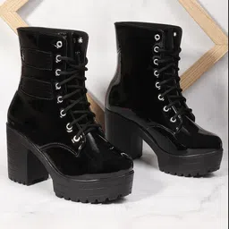 Killer Women High-Top Lace-Ups Boots-image-55