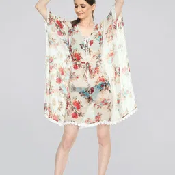 MIRCHI FASHION Printed Swimwear Kaftan Cover Up Dress-image-6