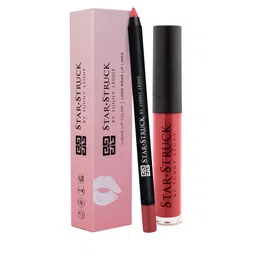 STARSTRUCK BY SUNNY LEONE High Shine Lip Gloss & Long Wear Lip Liner Combo - Coralicious-0