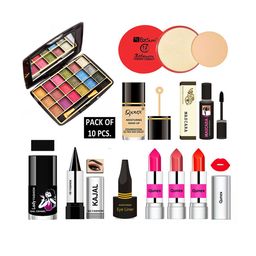 Lady Fashion Set Of 15 Exclusive All-Purpose Waterproof Makeup Combo - C18R-picture-1