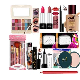 G4U 16 Piece Complete Makeup Kit for womenGlamourFestive Makeup Set 65-39