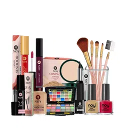 NOY 15 Pcs Enigma Makeup Combo - Mysterious Match For Mesmerizing Looks - Combo No 173-4