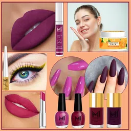 MI FASHION 8 Pcs Makeup Gift Set - Combo B162-image-45