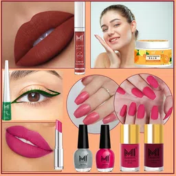 MI FASHION 8 Pcs Premium Makeup Gift Set - Combo B211-image-34