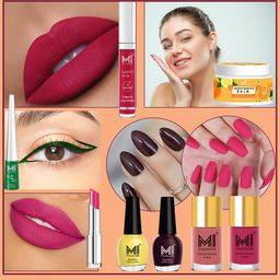 MI FASHION Cruelty-Free Vegan Full Starter Makeup Gift Set - Shade B118-13