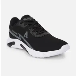 Aqualite Men Black Mesh Running Non-Marking Shoes-picture-7