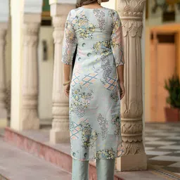 Navlik Abstract Embroidered Zari Work Kurta With Trousers & Dupatta image 5