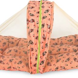 Cotton Kids Washable Cotton Kids Washable Bedding Set with Mosquito Net Mosquito Net-image-13