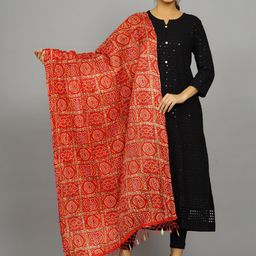 HANDICRAFT PALACE Bandhani Printed Dupatta-58