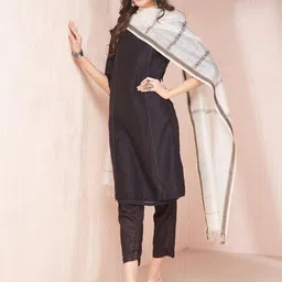 Fabindia Printed Cotton Silk Block Print Dupatta-image-13