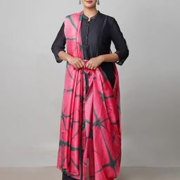 Unnati Silks Handloom Clamp Dyeing-48
