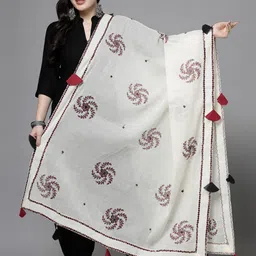 Clora Creation Ethnic Motifs Printed Cotton Dupatta-58