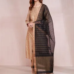 Fabindia Woven Design Dupatta with Sequinned-40