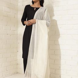 Fabindia Woven Design Solid Dupatta with Zari-picture-7