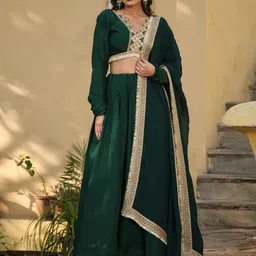 Rangeelo Embellished Ready To Wear Lehenga & Blouse With Dupatta-36