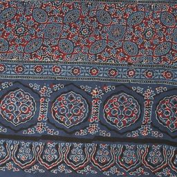 THE WEAVE TRAVELLER Ethnic Motifs Block Printed Dupatta image 2