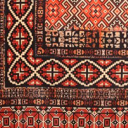 Kaizen TEXO FAB Black & Red Ethnic Motifs Printed Dupatta image 2