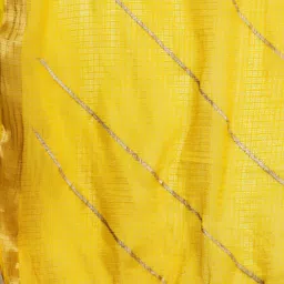 Clora Creation Striped Dupatta With Tasseles image 2
