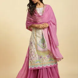 W Dupatta with Sequinned image 3