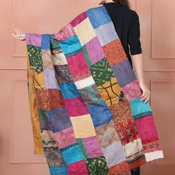 LOOM LEGACY Abstract Embroidered Dupatta image 2