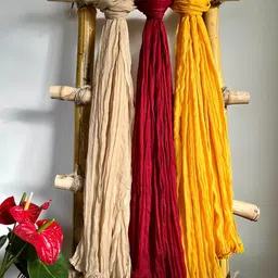 HELLA FASHIONS Pack Of 3 Chiffon Dupatta image 2