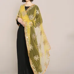 Dupatta Bazaar Embroidered Dupatta image 5