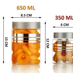 venswise Plastic Grocery Container- 1200 ml, 650 ml, 350 ml, 250 ml image 4