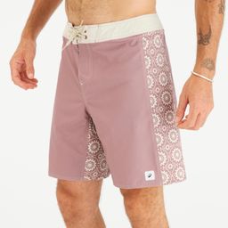 Men’s Boardshorts Surf 500 Long 19_QUOTE_- Arch Esawira Taupe Pink-image-13