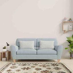 sapana carpet-mats Cream Traditional Polypropylene 4 ft X 6 ft Machine Made Carpet-picture-0