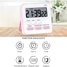 asep Digital White Clock image 2