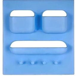 FreshDcart 4 in 1 Multipurpose Wall Mount Bathroom Accessories, Wall Key Holder (Pack of 1) Mobile Holder-image-13