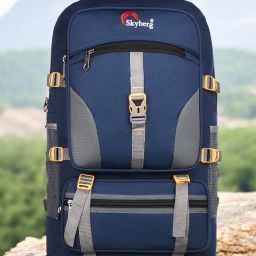 60 Litres Curve Water Resistant Rucksack For Hiking Trekking And Travel - Unisex Rucksack - 60 L-97