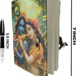 alayanacrafts HANDMADE A5 Notebook UNRULLED 200 Pages image 4