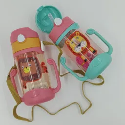 Baby Sipper Water Bottle With Straw & Hanging Rope (2 SIPPER BOTTLE)-16