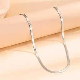 Silver Plated Metal, Silver, Alloy, Stainless Steel Chain-11