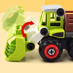 dherik tradworld DIY Toy Vehicle Assembly 3 in 1 Farmer Tracker with Screwdriver image 4