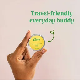 Vilvah Store Hydrating & Nourishing Lemon Lip Balm for Soft and Supple Lips - 10g image 4