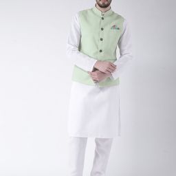 hangup plus Men Pure Cotton Kurta With Pyjamas-picture-51