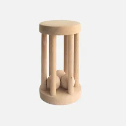 Rattle - Wooden Rolling Balls Box Time Rattle Rattle-image-26