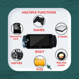 COUNTACH PXP Portable 4.3 for Built-in 10000 Games Handheld Video Gaming Console Player 8gb GB with Action-Adventure, Fighting, First-Person Shooter, Sports 10000 Game Built-in 8GB image 4