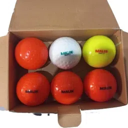 PLAIN STRONG HOCKEY BALL . COME WITH 4 SAME COLOUR AND 2 DIFFERENT COLOUR Hockey Ball-image-31