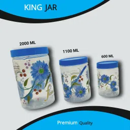antic Plastic Grocery Container- 400 ml, 600 ml, 600 ml, 1100 ml, 1500 ml, 2000 ml image 2