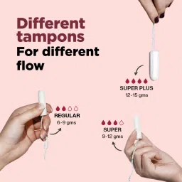pee safe 100% Organic Cotton Tampon, Regular Tampons image 2
