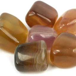 Natural Multi Fluorite Tumble Crystals / Stones for Reiki Healing and Vastu Correction Tumble Stone Charged By Reiki Grand-Masters & Vastu Experts 25-50g Aproxx Polished Asymmetrical Crystal Stone (Multicolor 50 g) Polished Asymmetrical Crystal Stone-image-52