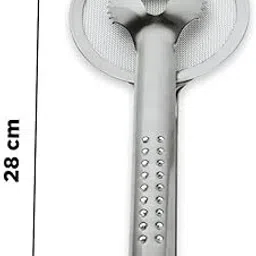 msvtradess Multi-Functional 2 in 1 Fry Tool Filter Spoon Strainer Colander Collapsible Strainer image 3