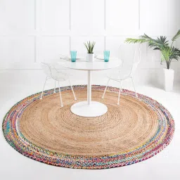 Multicolor Jute Area Rug-13