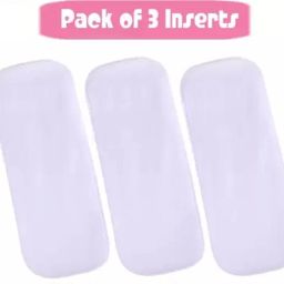 5 LAYER HIGH-QUALITY WASHABLE REUSABLE MICROFIBER NAPPY LINER INSERTS PACK OF 8-0